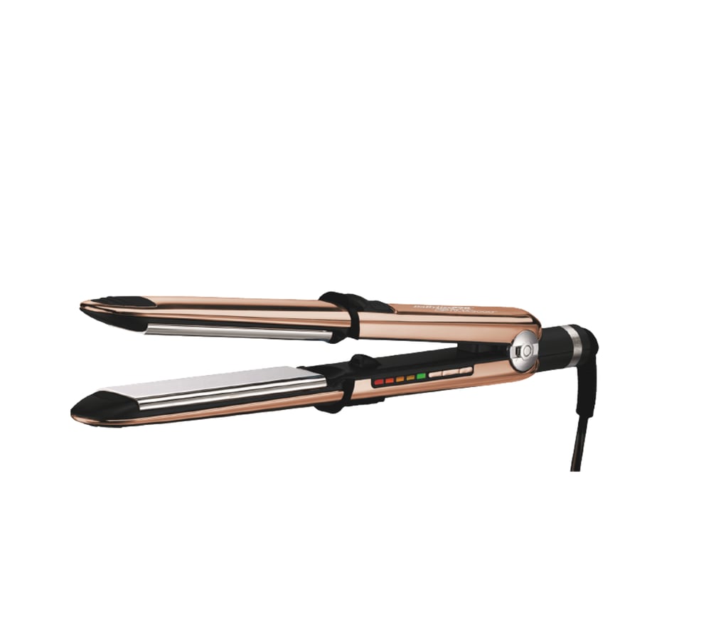 Prancha Super Nano Titanium BabylissPro Optima3000 Rose Gold